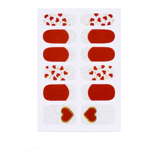 PandaHall Full Cover Glitter Nail Polish Strips, Self Adhesive Nail Wraps Decals, For Girls Manicure DIY Nail Tips Decorations, Heart..., Red
PandaHall Full Cover Glitter Nail Polish Strips, Self Adhesive Nail Wraps Decals, For Girls Manicure DIY Nail Tips Decorations, Heart..., Red
