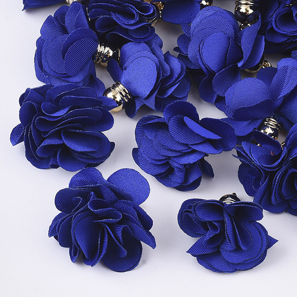 PandaHall Cloth Pendant Decorations, with Acrylic Findings, Flower, Dark Blue, 25~30x28~35mm, Hole: 2mm Cloth Flower
PandaHall Cloth Pendant Decorations, with Acrylic Findings, Flower, Dark Blue, 25~30x28~35mm, Hole: 2mm Cloth Flower