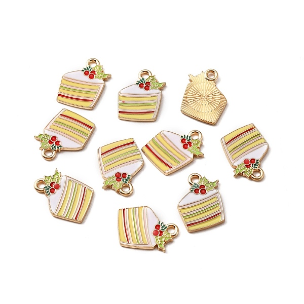 PandaHall Alloy Pendants, with Enamel, Light Gold, Cake, White, 18x15x1.5mm, Hole: 2mm Alloy+Enamel Food White
PandaHall Alloy Pendants, with Enamel, Light Gold, Cake, White, 18x15x1.5mm, Hole: 2mm Alloy+Enamel Food White