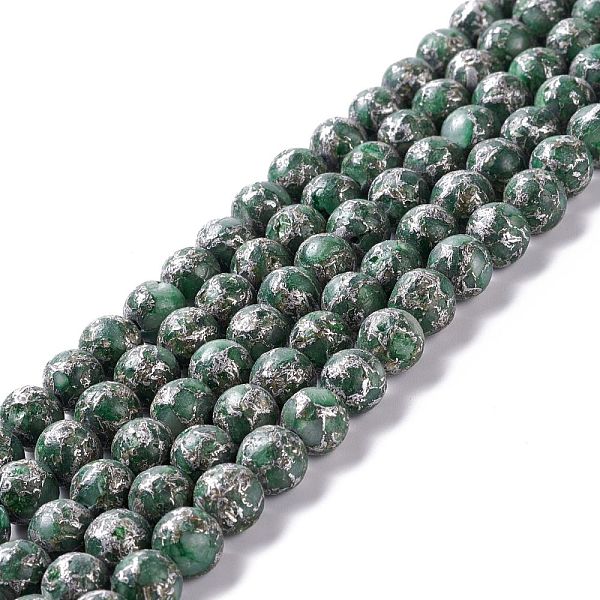 PandaHall Natural Green Calcite Beads Strands, with Zinc Alloy Line, Round, 8mm, Hole: 1.2mm, about 50~51pcs/strand, 15.94''(40.5cm) Calcite...
PandaHall Natural Green Calcite Beads Strands, with Zinc Alloy Line, Round, 8mm, Hole: 1.2mm, about 50~51pcs/strand, 15.94''(40.5cm) Calcite...