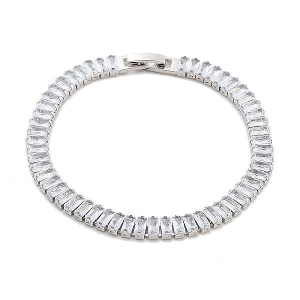 PandaHall Brass Pave Clear Cubic Zirconia Rectangle Link Bracelets, Nickle Free, Long-Lasting Plated, Platinum, 7-3/8 inch(18.8cm) Cubic...
PandaHall Brass Pave Clear Cubic Zirconia Rectangle Link Bracelets, Nickle Free, Long-Lasting Plated, Platinum, 7-3/8 inch(18.8cm) Cubic...