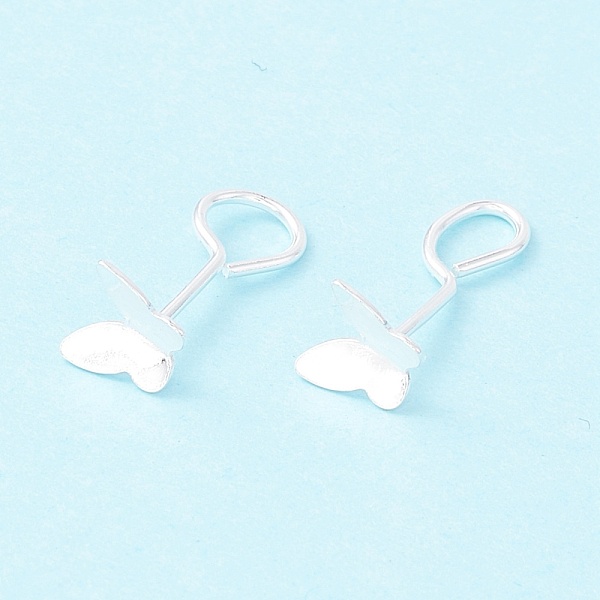 PandaHall Tiny Butterfly 999 Fine Silver Stud Earrings, Exquisite Minimalist Earrings for Girl Women, Silver, 13mm, Pin: 0.8mm Fine Silver
PandaHall Tiny Butterfly 999 Fine Silver Stud Earrings, Exquisite Minimalist Earrings for Girl Women, Silver, 13mm, Pin: 0.8mm Fine Silver