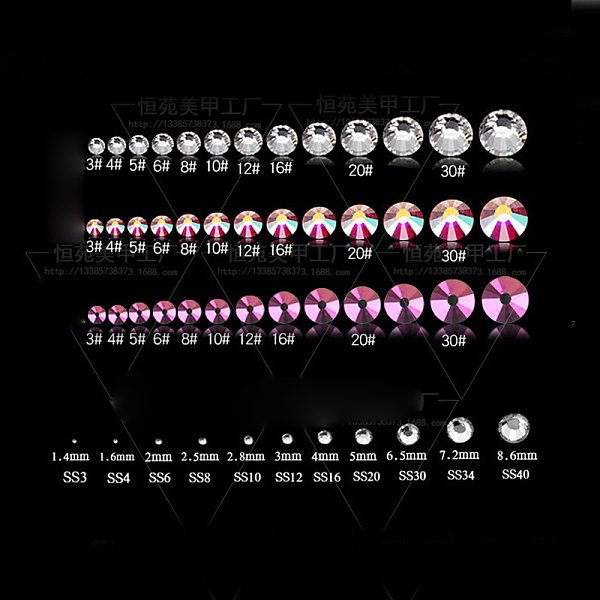 PandaHall K9 Sparkly Opal Rhinestones, Flat Round Gems Nail Decoration, for DIY Jewelry Making Embelishments, Mixed Color, 2.8mm, about..., Multicolor
PandaHall K9 Sparkly Opal Rhinestones, Flat Round Gems Nail Decoration, for DIY Jewelry Making Embelishments, Mixed Color, 2.8mm, about..., Multicolor