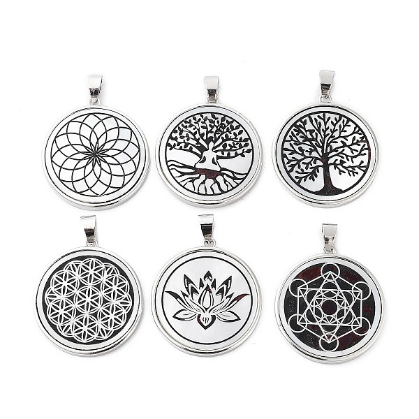 PandaHall Natural White Shell Pendants, Platinum Plated Brass Flat Round Charms, Mixed Shapes, 30x27x3mm, Hole: 4x6mm White Shell Mixed...
PandaHall Natural White Shell Pendants, Platinum Plated Brass Flat Round Charms, Mixed Shapes, 30x27x3mm, Hole: 4x6mm White Shell Mixed...