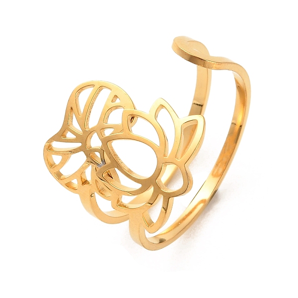 PandaHall 304 Stainless Steel Open Cuff Rings, Flower, Inner Diameter: 18.6mm 304 Stainless Steel Flower
PandaHall 304 Stainless Steel Open Cuff Rings, Flower, Inner Diameter: 18.6mm 304 Stainless Steel Flower