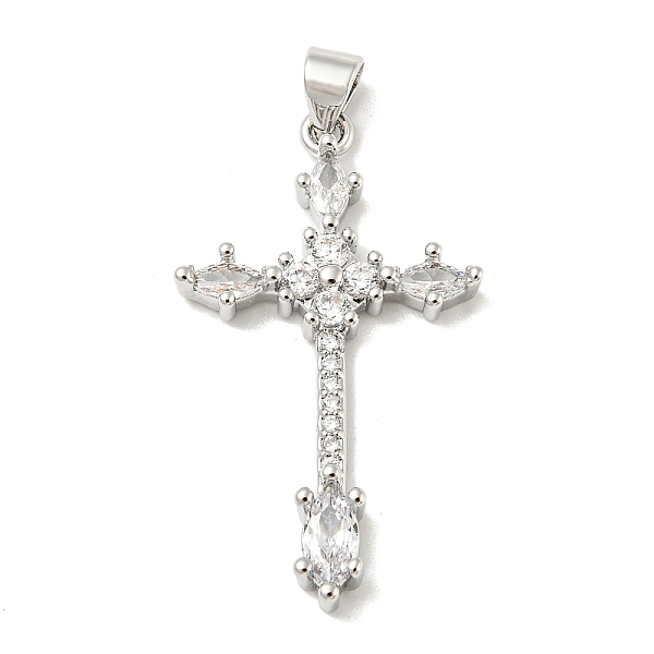 PandaHall Rack Plating Brass Micro Pave Cubic Zirconia Pendants, Long-Lasting Plated, Lead Free & Cadmium Free, Cross Charm, Religion..., Clear
PandaHall Rack Plating Brass Micro Pave Cubic Zirconia Pendants, Long-Lasting Plated, Lead Free & Cadmium Free, Cross Charm, Religion..., Clear