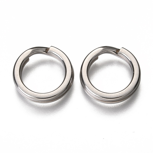 PandaHall 304 Stainless Steel Keychain Clasp Findings, Split Key Rings, 7x1.2mm, Inner Diameter: 5mm 304 Stainless Steel Ring
PandaHall 304 Stainless Steel Keychain Clasp Findings, Split Key Rings, 7x1.2mm, Inner Diameter: 5mm 304 Stainless Steel Ring
