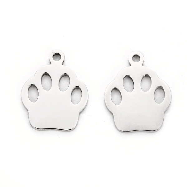 PandaHall 304 Stainless Steel Charms, Laser Cut, Dog Footprint, Stainless Steel Color, 12.5x10x1mm, Hole: 1.2mm 304 Stainless Steel Others
PandaHall 304 Stainless Steel Charms, Laser Cut, Dog Footprint, Stainless Steel Color, 12.5x10x1mm, Hole: 1.2mm 304 Stainless Steel Others