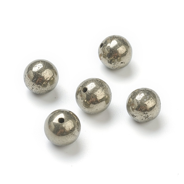 PandaHall Natural Pyrite Beads, Half Drilled, Round, 8.5mm, Hole: 1.2mm Pyrite Round
PandaHall Natural Pyrite Beads, Half Drilled, Round, 8.5mm, Hole: 1.2mm Pyrite Round