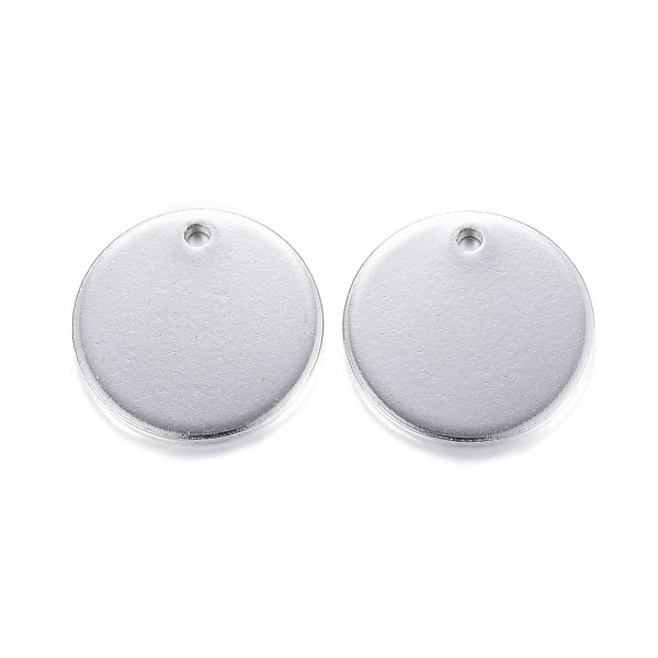 PandaHall 304 Stainless Steel Charms, Stamping Blank Tags, Smooth Surface, Flat Round, Stainless Steel Color, 15x1mm, Hole: 1.5~2mm 304...
PandaHall 304 Stainless Steel Charms, Stamping Blank Tags, Smooth Surface, Flat Round, Stainless Steel Color, 15x1mm, Hole: 1.5~2mm 304...