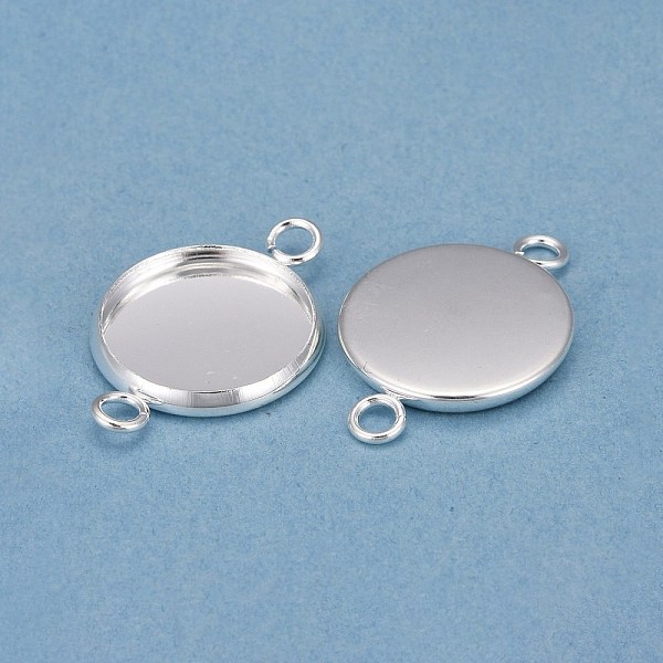 PandaHall 201 Stainless Steel Cabochon Connector Settings, Plain Edge Bezel Cups, Flat Round, Silver, Tray: 14mm, 23.5x16x2mm, Hole: 2mm 201...
PandaHall 201 Stainless Steel Cabochon Connector Settings, Plain Edge Bezel Cups, Flat Round, Silver, Tray: 14mm, 23.5x16x2mm, Hole: 2mm 201...