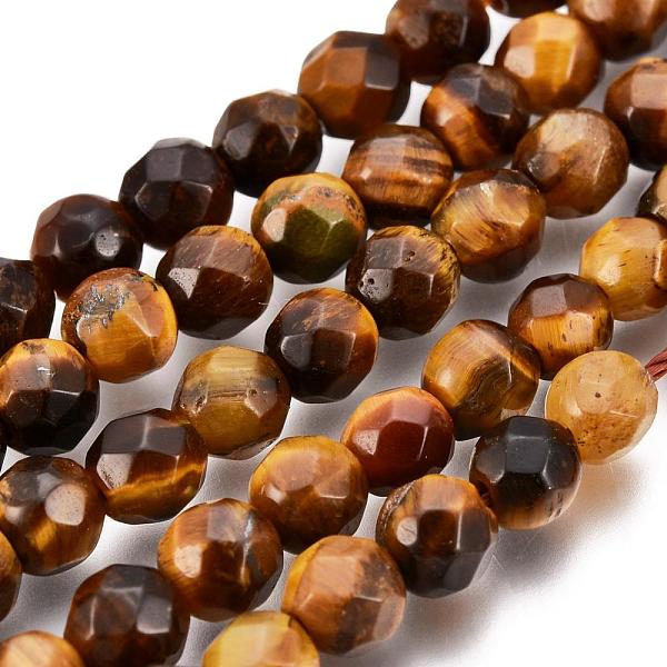 PandaHall Natural Tiger Eye Beads Strands, Faceted Round, Grade AB+, 4mm, Hole: 0.8mm, about 90pcs/strand, 15 inch Tiger Eye Round
PandaHall Natural Tiger Eye Beads Strands, Faceted Round, Grade AB+, 4mm, Hole: 0.8mm, about 90pcs/strand, 15 inch Tiger Eye Round