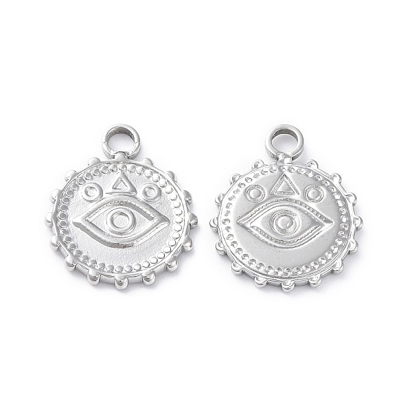PandaHall 304 Stainless Steel Pendant Cabochon Settings, Flat Round with Eye, Stainless Steel Color, Tray: 1.6mm, 18.5x15x1.5mm, Hole: 2.5mm...
PandaHall 304 Stainless Steel Pendant Cabochon Settings, Flat Round with Eye, Stainless Steel Color, Tray: 1.6mm, 18.5x15x1.5mm, Hole: 2.5mm...