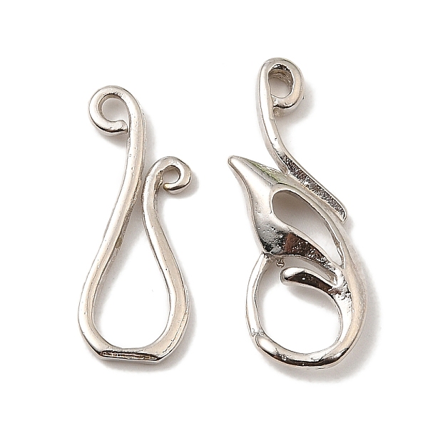 PandaHall Brass Hook Clasps, Cadmium Free & Lead Free, Rack Plating, Wing, Platinum, 43x9x3mm, Hole: 2mm Brass
PandaHall Brass Hook Clasps, Cadmium Free & Lead Free, Rack Plating, Wing, Platinum, 43x9x3mm, Hole: 2mm Brass