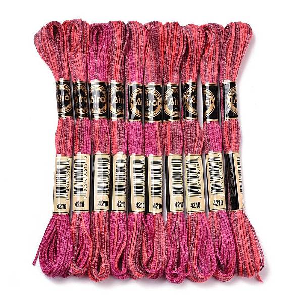 PandaHall 10 Skeins 6-Ply Polyester Embroidery Floss, Cross Stitch Threads, Segment Dyed, FireBrick, 0.5mm, about 8.75 Yards(8m)/skein..., Red
PandaHall 10 Skeins 6-Ply Polyester Embroidery Floss, Cross Stitch Threads, Segment Dyed, FireBrick, 0.5mm, about 8.75 Yards(8m)/skein..., Red