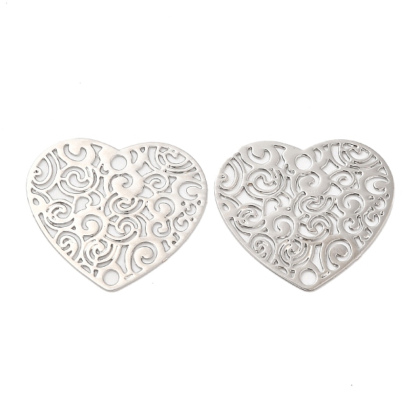 PandaHall Long-Lasting Plated Brass Connector Charms, Hollow Heart Links, Platinum, 18x20x0.3mm, Hole: 1.6mm Brass Heart
PandaHall Long-Lasting Plated Brass Connector Charms, Hollow Heart Links, Platinum, 18x20x0.3mm, Hole: 1.6mm Brass Heart