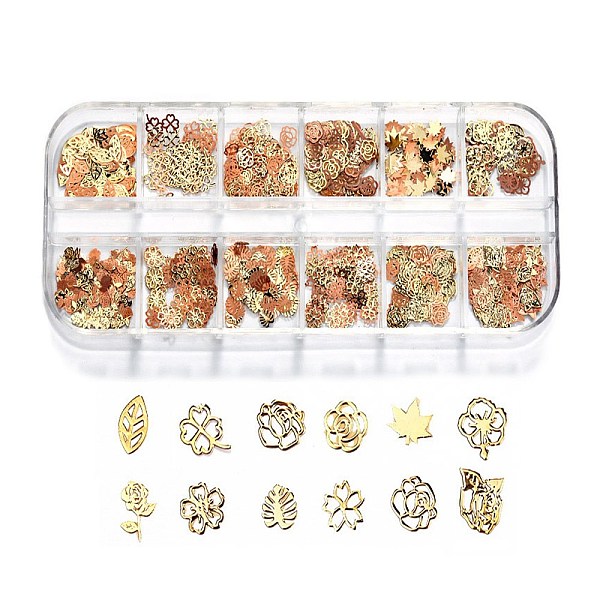 PandaHall Alloy Cabochons, Alloy Computer Patch, Nail Art Decoration Accessories for Women, Flower & Leaf, Golden, 4~6x2~2.5mm, about...
PandaHall Alloy Cabochons, Alloy Computer Patch, Nail Art Decoration Accessories for Women, Flower & Leaf, Golden, 4~6x2~2.5mm, about...