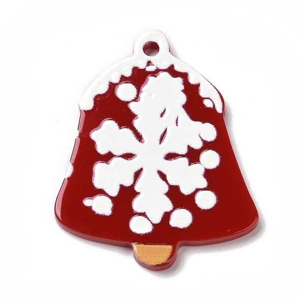 PandaHall Printed Acrylic Pendants, for Christmas, Christmas Bell Pattern, 34x27.5x2mm, Hole: 1.6mm Acrylic Christmas Bell Red
PandaHall Printed Acrylic Pendants, for Christmas, Christmas Bell Pattern, 34x27.5x2mm, Hole: 1.6mm Acrylic Christmas Bell Red