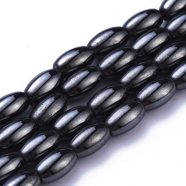 PandaHall Magnetic Synthetic Hematite Beads Strands, Rice, Black, about 4mm in diameter, 7mm long, hole: about 0.8mm, 16 inch Magnetic...
PandaHall Magnetic Synthetic Hematite Beads Strands, Rice, Black, about 4mm in diameter, 7mm long, hole: about 0.8mm, 16 inch Magnetic...