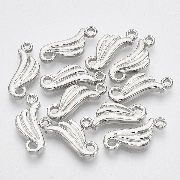 PandaHall Plating ABS Plastic Pendants, Leaf, Platinum, 27x11x4mm, Hole: 2.5mm ABS Plastic Leaf
PandaHall Plating ABS Plastic Pendants, Leaf, Platinum, 27x11x4mm, Hole: 2.5mm ABS Plastic Leaf