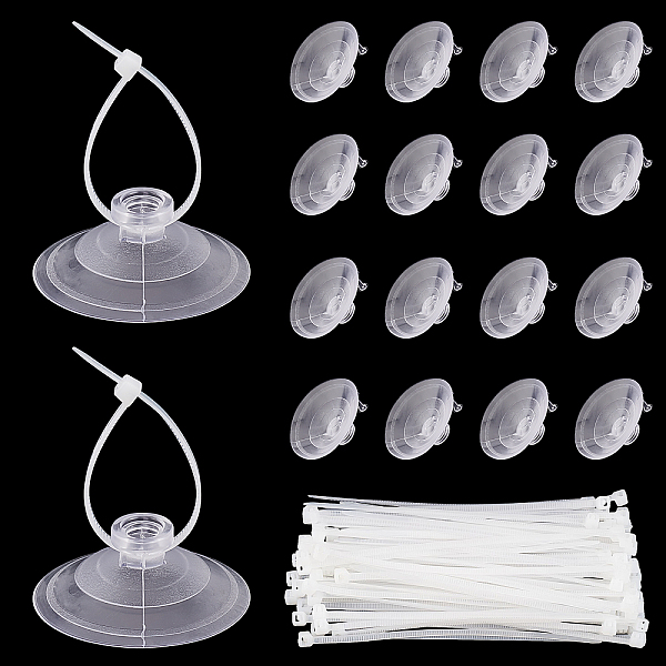 PandaHall AHANDMAKER 60 Pcs Suction Cups with 100 Pcs Adjustable Zip Ties, Removable PVC Sucker Pad and Nylon Cable Ties for Aquarium Fish..., White
PandaHall AHANDMAKER 60 Pcs Suction Cups with 100 Pcs Adjustable Zip Ties, Removable PVC Sucker Pad and Nylon Cable Ties for Aquarium Fish..., White
