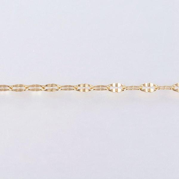 PandaHall Handmade Ion Plating(IP) 304 Stainless Steel Dapped Chains, Cable Chains, Soldered, with Spool, Flat Oval, Golden, 4.5x2x0.4mm...
PandaHall Handmade Ion Plating(IP) 304 Stainless Steel Dapped Chains, Cable Chains, Soldered, with Spool, Flat Oval, Golden, 4.5x2x0.4mm...