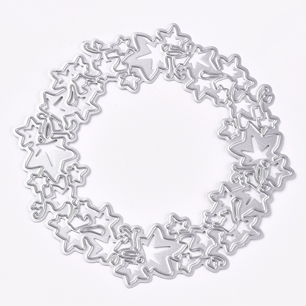 PandaHall Frame Metal Cutting Dies Stencils, for DIY Scrapbooking/Photo Album, Decorative Embossing DIY Paper Card, Wreath with Star, Matte...
PandaHall Frame Metal Cutting Dies Stencils, for DIY Scrapbooking/Photo Album, Decorative Embossing DIY Paper Card, Wreath with Star, Matte...