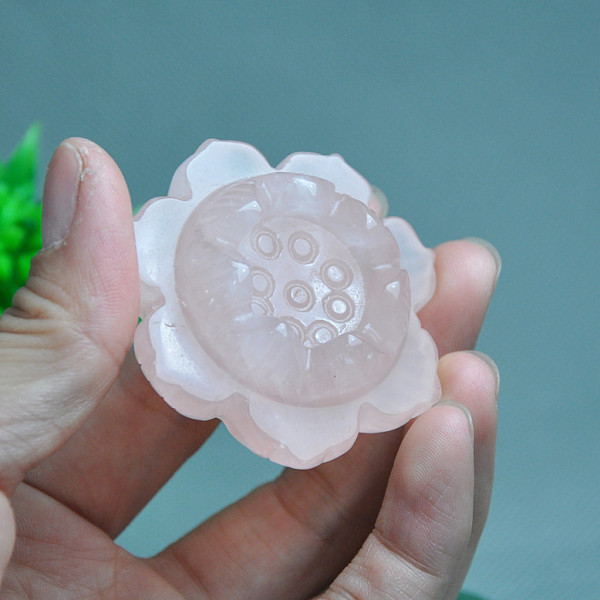 PandaHall Natural Rose Quartz Lotus Display Decorations, Figurine Home Decoration, Reiki Energy Stone for Healing, 50mm Rose Quartz Flower
PandaHall Natural Rose Quartz Lotus Display Decorations, Figurine Home Decoration, Reiki Energy Stone for Healing, 50mm Rose Quartz Flower
