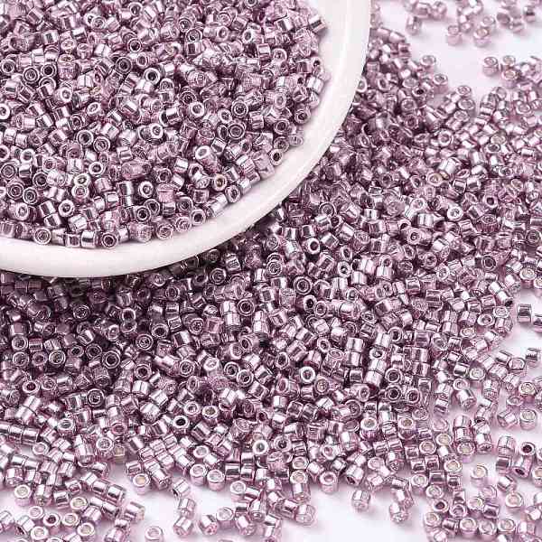 PandaHall Cylinder Seed Beads, Metallic Colours, Uniform Size, Lilac, 2x1.5mm, Hole: 0.8mm, about 40000pcs/bag, 450g/bag Glass Purple
PandaHall Cylinder Seed Beads, Metallic Colours, Uniform Size, Lilac, 2x1.5mm, Hole: 0.8mm, about 40000pcs/bag, 450g/bag Glass Purple