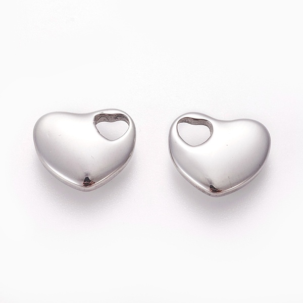 PandaHall 304 Stainless Steel Stamping Blank Tag Charms, Heart with Large Heart Hole, Manual Polishing, Stainless Steel Color, 13x15x3.5mm...
PandaHall 304 Stainless Steel Stamping Blank Tag Charms, Heart with Large Heart Hole, Manual Polishing, Stainless Steel Color, 13x15x3.5mm...