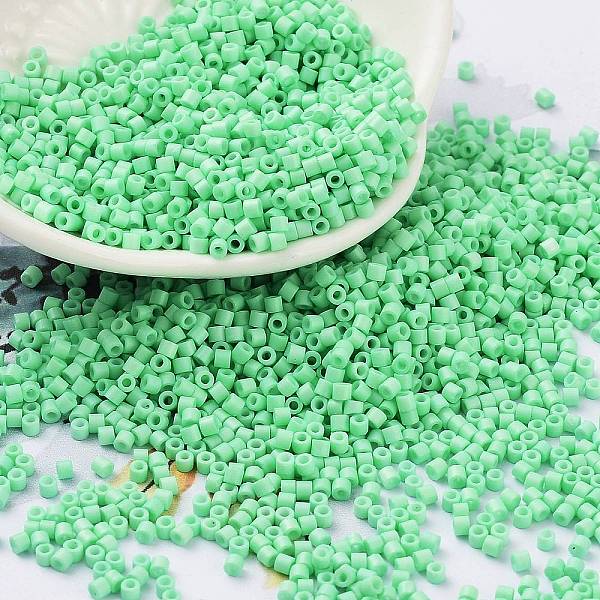 PandaHall Baking Paint Glass Seed Beads, Cylinder, Pale Green, 2x1.5mm, Hole: 1mm, about 5599pcs/50g Glass
PandaHall Baking Paint Glass Seed Beads, Cylinder, Pale Green, 2x1.5mm, Hole: 1mm, about 5599pcs/50g Glass
