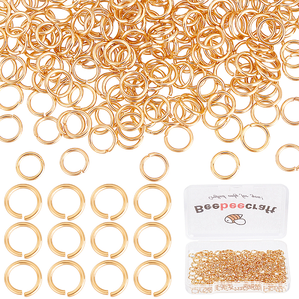 PandaHall Beebeecraft 1 Box 300Pcs Gold Jump Rings 18K Gold Plated Open Jump Rings 5mm for Jewelry Making Necklace Keychains Yellow...
PandaHall Beebeecraft 1 Box 300Pcs Gold Jump Rings 18K Gold Plated Open Jump Rings 5mm for Jewelry Making Necklace Keychains Yellow...