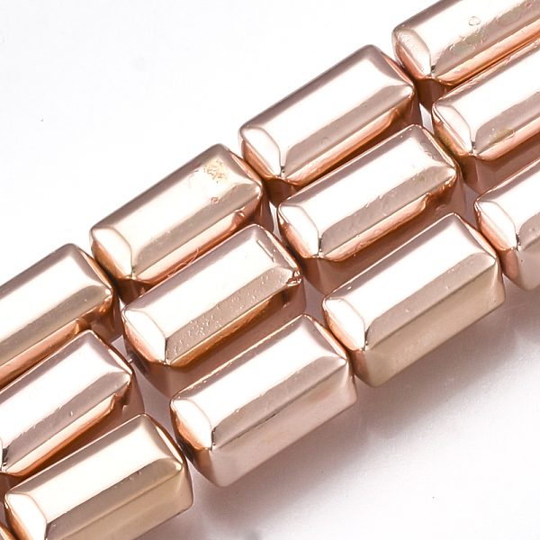 PandaHall Electroplate Non-magnetic Synthetic Hematite Beads Strands, Cuboid, Rose Gold Plated, 8x4x4mm, Hole: 1mm, about 51pcs/strand, 16.1...
PandaHall Electroplate Non-magnetic Synthetic Hematite Beads Strands, Cuboid, Rose Gold Plated, 8x4x4mm, Hole: 1mm, about 51pcs/strand, 16.1...