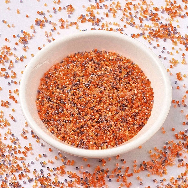PandaHall MIYUKI Delica Beads, Cylinder, Japanese Seed Beads, 11/0, (DB2062) Luminous Mix 2, 1.3x1.6mm, Hole: 0.8mm, about 2000pcs/10g Glass..., Orange
PandaHall MIYUKI Delica Beads, Cylinder, Japanese Seed Beads, 11/0, (DB2062) Luminous Mix 2, 1.3x1.6mm, Hole: 0.8mm, about 2000pcs/10g Glass..., Orange