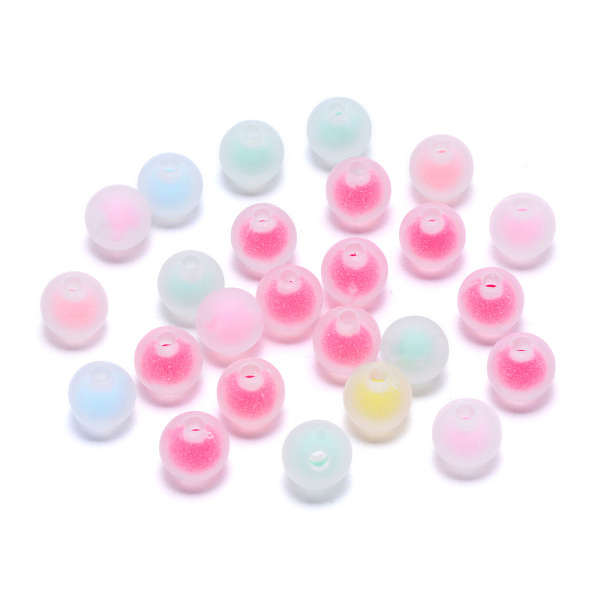 PandaHall Transparent Acrylic Beads, Frosted, Bead in Bead, Round, Mixed Color, 8x7.5mm, Hole: 2mm Acrylic Round Multicolor
PandaHall Transparent Acrylic Beads, Frosted, Bead in Bead, Round, Mixed Color, 8x7.5mm, Hole: 2mm Acrylic Round Multicolor