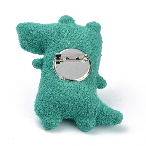 PandaHall Cartoon Crocodile Non Woven Fabric Brooch, PP Cotton Plush Doll Brooch for Backpack Clothes, Teal, 93x90x36mm Cloth Cyan
PandaHall Cartoon Crocodile Non Woven Fabric Brooch, PP Cotton Plush Doll Brooch for Backpack Clothes, Teal, 93x90x36mm Cloth Cyan