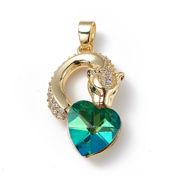 PandaHall Real 18K Gold Plated Rack Plating Brass Micro Pave Clear Cubic Zirconia Pendants, with Glass, Long-Lasting Plated, Cadmium Free &...
PandaHall Real 18K Gold Plated Rack Plating Brass Micro Pave Clear Cubic Zirconia Pendants, with Glass, Long-Lasting Plated, Cadmium Free &...