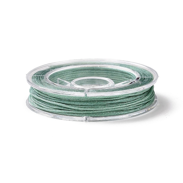 PandaHall Nylon Thread for Jewelry Making, Cadet Blue, 0.8mm, about 7.65~9.84 yards(7~9m)/roll Nylon
PandaHall Nylon Thread for Jewelry Making, Cadet Blue, 0.8mm, about 7.65~9.84 yards(7~9m)/roll Nylon