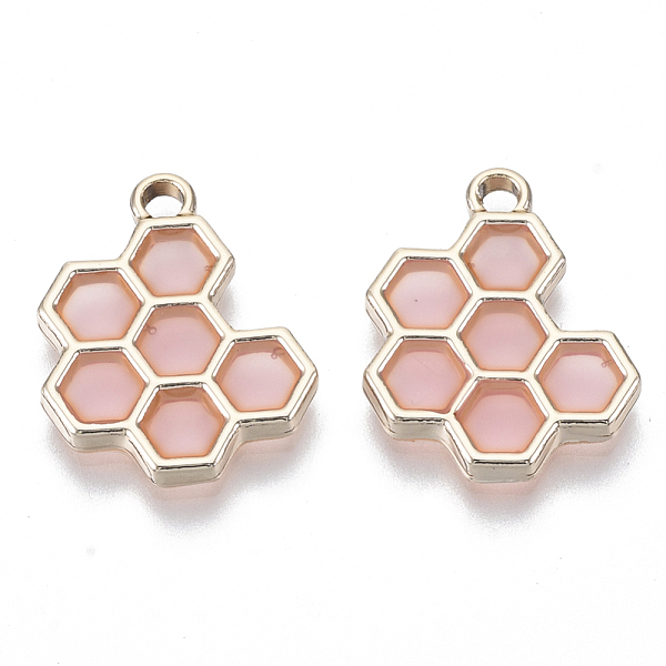 PandaHall Epoxy Resin Pendants, with Light Gold Plated Alloy Open Back Settings, Honeycomb, Pink, 19.5x16x2.5mm, Hole: 2mm Alloy+Epoxy Resin...
PandaHall Epoxy Resin Pendants, with Light Gold Plated Alloy Open Back Settings, Honeycomb, Pink, 19.5x16x2.5mm, Hole: 2mm Alloy+Epoxy Resin...