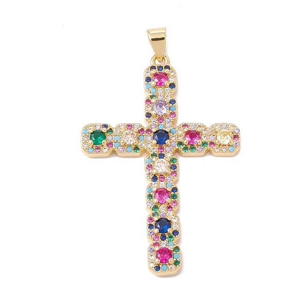 PandaHall Rack Plating Brass Micro Pave Colorful Cubic Zirconia Pendants, with Junp Ring, Cadmium Free & Nickel Free & Lead Free, Cross...
PandaHall Rack Plating Brass Micro Pave Colorful Cubic Zirconia Pendants, with Junp Ring, Cadmium Free & Nickel Free & Lead Free, Cross...