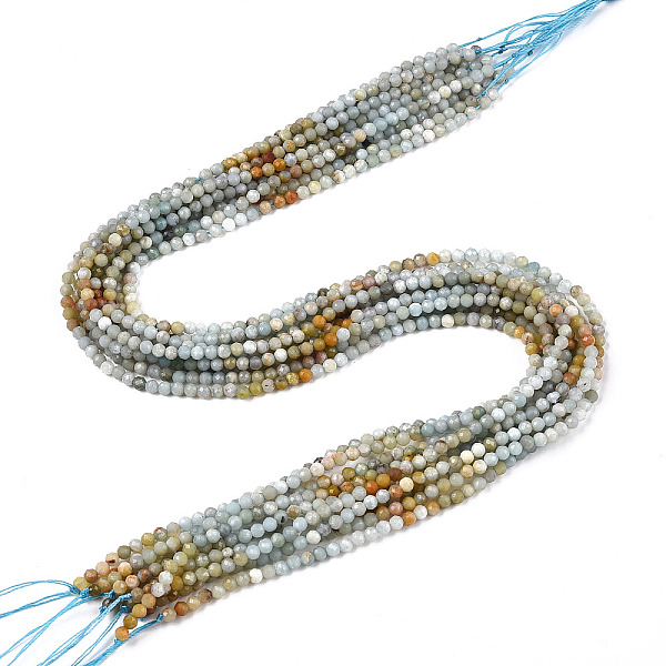 PandaHall Natural Mixed Gemstone Beads Strands, Round Beads, Faceted, 3~3.5x3mm, Hole: 0.5mm, about 129~132pcs/strand, 15.16''~15.55''...
PandaHall Natural Mixed Gemstone Beads Strands, Round Beads, Faceted, 3~3.5x3mm, Hole: 0.5mm, about 129~132pcs/strand, 15.16''~15.55''...