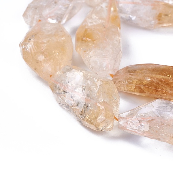 PandaHall Natural Citrine Beads Strands, Nuggets, 24~36x12~21x7~16mm, Hole: 1.3mm, about 13pcs/strand, 15.9 inch(40.5cm) Citrine Nuggets
PandaHall Natural Citrine Beads Strands, Nuggets, 24~36x12~21x7~16mm, Hole: 1.3mm, about 13pcs/strand, 15.9 inch(40.5cm) Citrine Nuggets