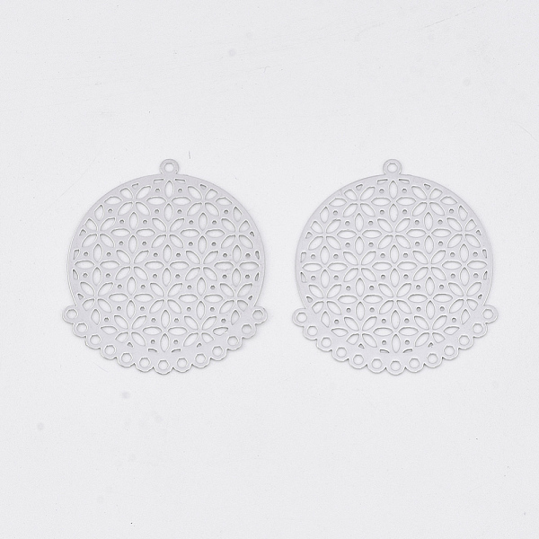 PandaHall Brass Chandelier Components Links, Etched Metal Embellishments, Long-Lasting Plated, Flat Round with Leaf, Platinum, 32x28.5x0.3mm...
PandaHall Brass Chandelier Components Links, Etched Metal Embellishments, Long-Lasting Plated, Flat Round with Leaf, Platinum, 32x28.5x0.3mm...