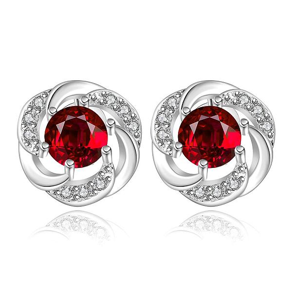 PandaHall Flower Silver Color Plated Brass Cubic Zirconia Stud Earrings, Red, 10x10mm Cubic Zirconia Red
PandaHall Flower Silver Color Plated Brass Cubic Zirconia Stud Earrings, Red, 10x10mm Cubic Zirconia Red
