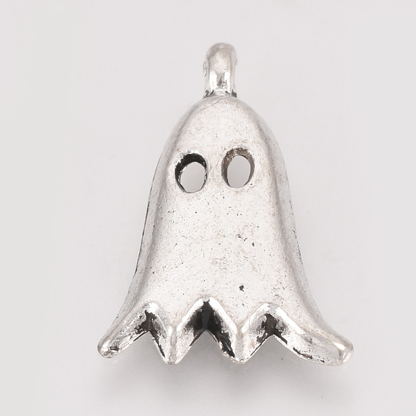 PandaHall Tibetan Style Alloy Pendants, Ghost, Cadmium Free & Lead Free, Antique Silver, 20x13.5x3mm, Hole: 1mm Alloy Ghost
PandaHall Tibetan Style Alloy Pendants, Ghost, Cadmium Free & Lead Free, Antique Silver, 20x13.5x3mm, Hole: 1mm Alloy Ghost