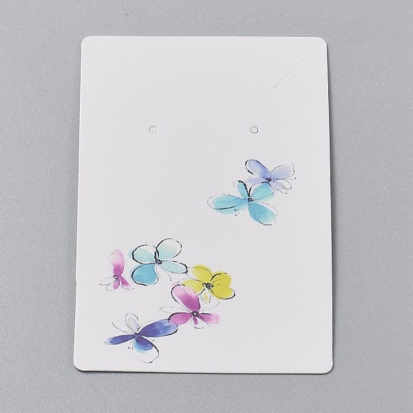 PandaHall Cardboard Jewelry Display Cards, for Hanging Earring & Necklace Display, Rectangle, Colorful, Butterfly Pattern, 9x6x0.05cm, Hole...
PandaHall Cardboard Jewelry Display Cards, for Hanging Earring & Necklace Display, Rectangle, Colorful, Butterfly Pattern, 9x6x0.05cm, Hole...