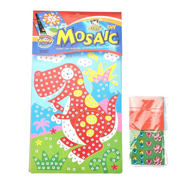 PandaHall DIY EVA Mosaic Sticker Papers with Diamond, Kraft Painting Paper, Plastic & Resin Stickers and Kraft Base, Cartoon Sticker...
PandaHall DIY EVA Mosaic Sticker Papers with Diamond, Kraft Painting Paper, Plastic & Resin Stickers and Kraft Base, Cartoon Sticker...
