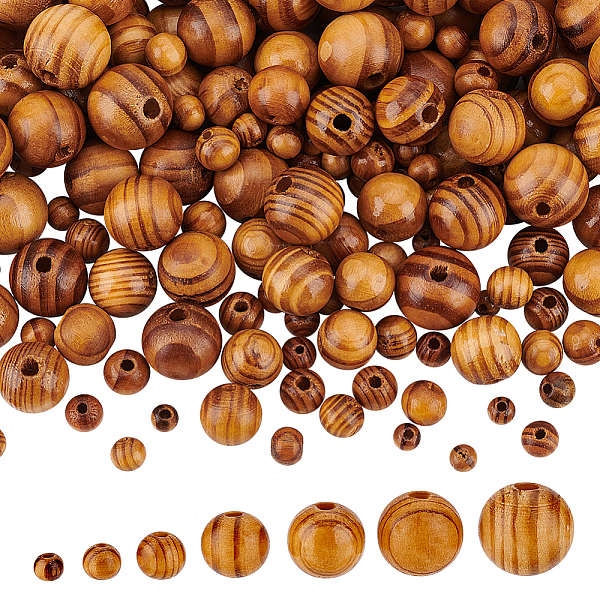 PandaHall Olycraft 700Pcs 7 Styles Round Natural Wood Beads, Dyed, Lead Free, BurlyWood, 6~20x5~18mm, Hole: 2mm Wood Round Orange
PandaHall Olycraft 700Pcs 7 Styles Round Natural Wood Beads, Dyed, Lead Free, BurlyWood, 6~20x5~18mm, Hole: 2mm Wood Round Orange