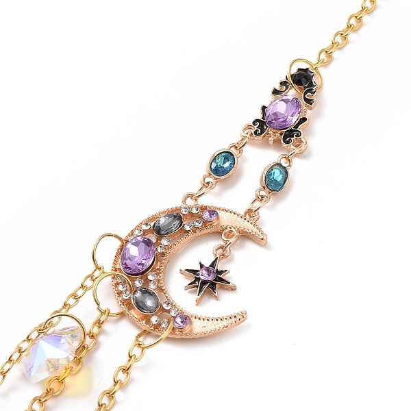 PandaHall Glass Pendant Decorations, Suncatchers, with Brass Findings, Moon Pattern, 300mm Glass Moon
PandaHall Glass Pendant Decorations, Suncatchers, with Brass Findings, Moon Pattern, 300mm Glass Moon