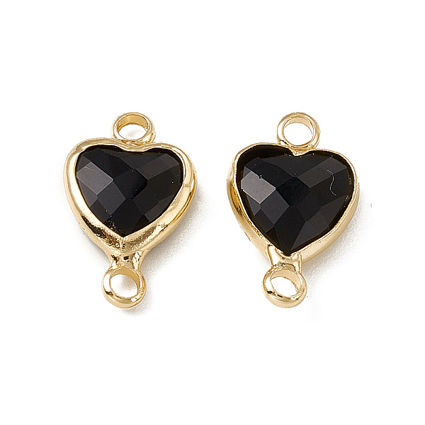 PandaHall Transparent K9 Glass Connector Charms, Heart Links, with Light Gold Tone Brass Findings, Jet, 14x8.5x3.7mm, Hole: 1.8mm..., Black
PandaHall Transparent K9 Glass Connector Charms, Heart Links, with Light Gold Tone Brass Findings, Jet, 14x8.5x3.7mm, Hole: 1.8mm..., Black